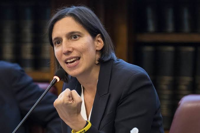 Elly Schlein durante un intervento pubblico