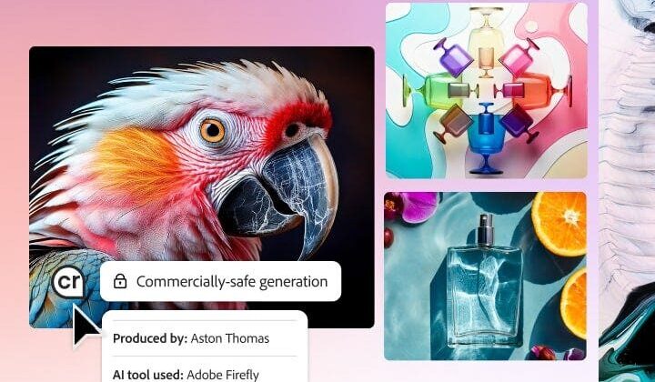 Screenshot di Adobe Firefly