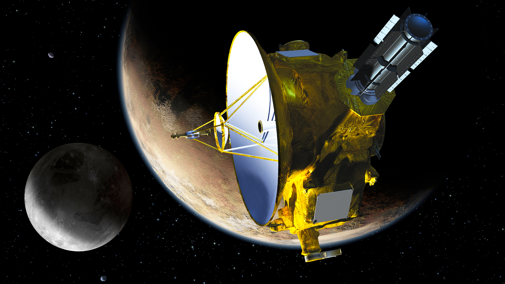 Sonda New Horizons in azione