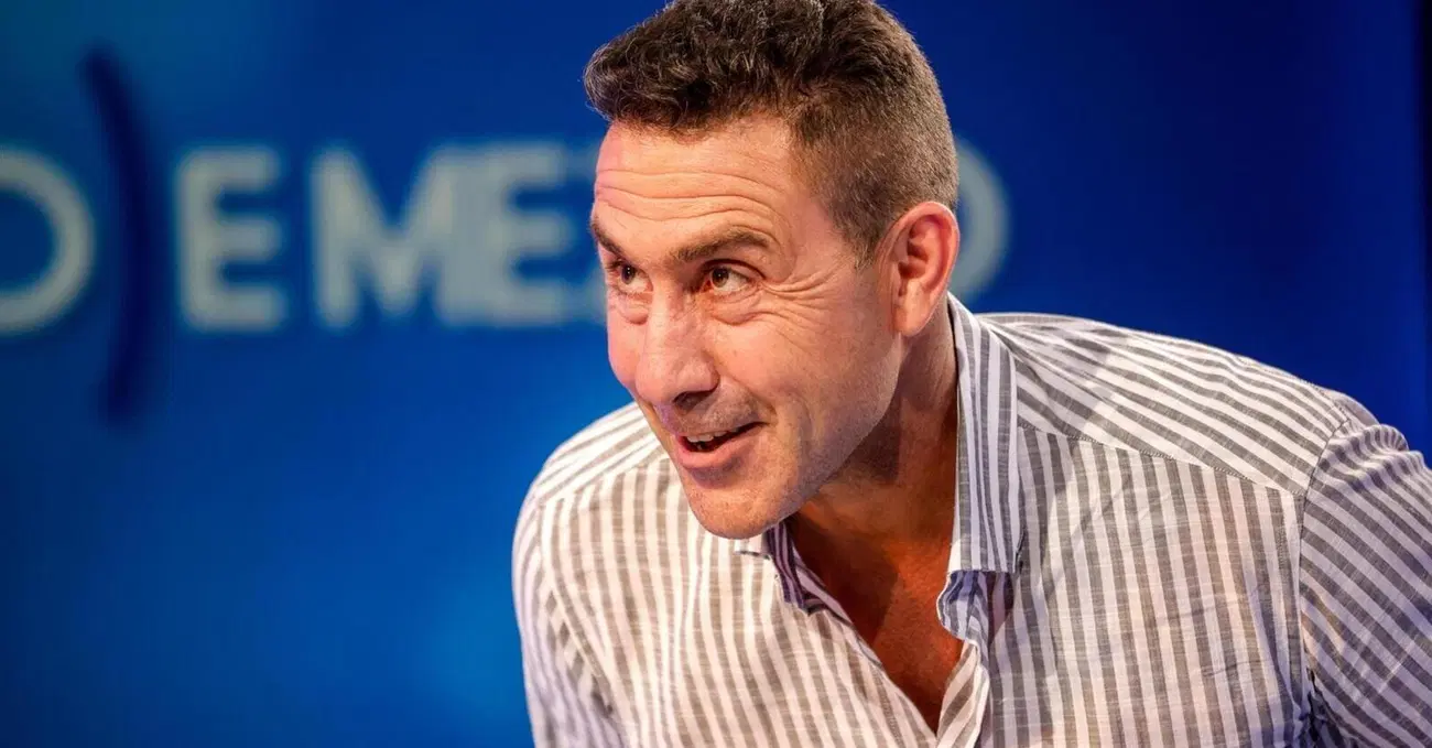 Roberto Vannacci durante il dibattito su La7