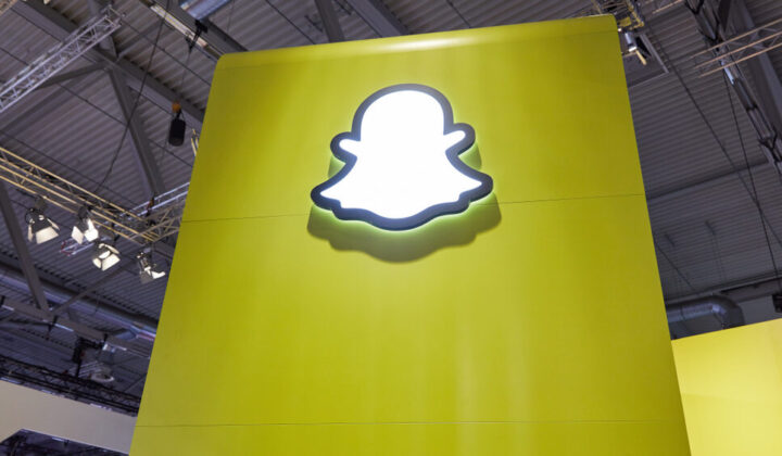 Screenshot della funzione Now Playing di Snapchat