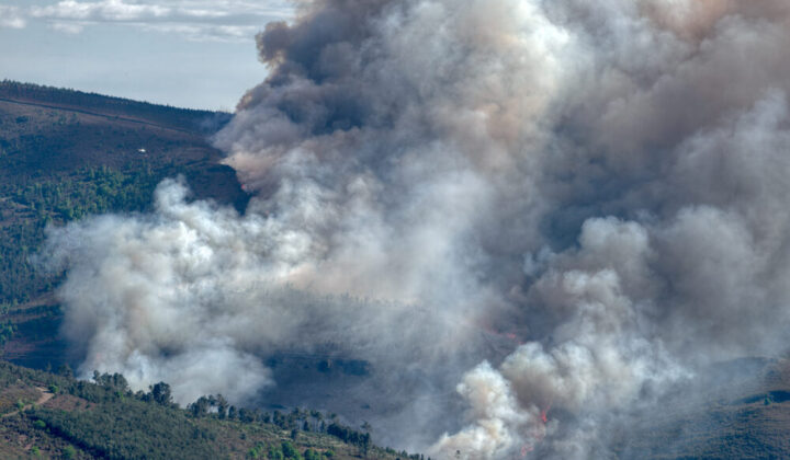 Incendi in Spagna e Francia