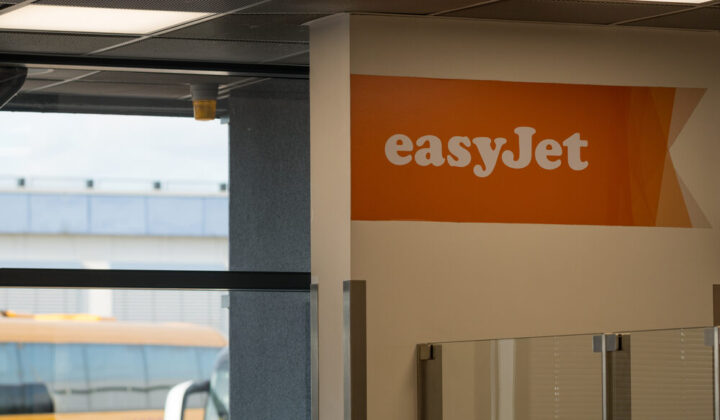 easyJet aereo in volo