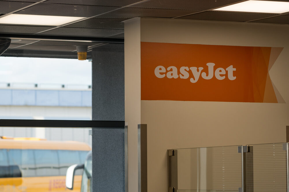 easyJet aereo in volo